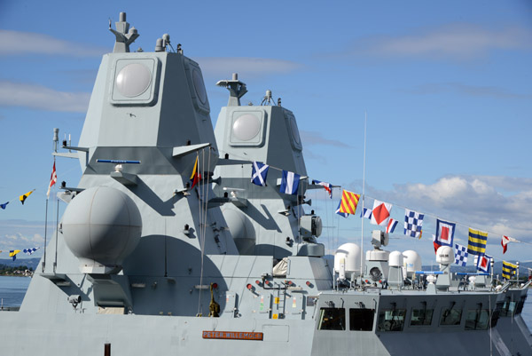 Radars of the Danish frigates HDMS Peter Willemoes (F362)  and HDMS Niels Juel (F363)