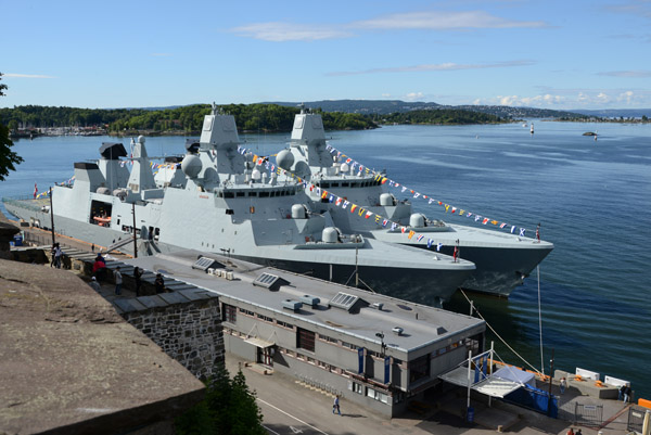 Danish frigates HDMS Peter Willemoes (F362)  and HDMS Niels Juel (F363)