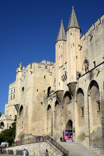 Entrée principale, Palais des Papes, Avignon