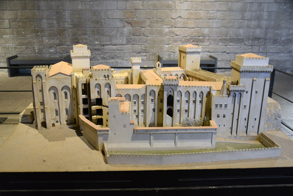 Model of the Palais des Papes, Avignon