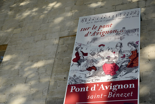 In France, Sur le Pont d'Avignon is a famous song from the 15th C.