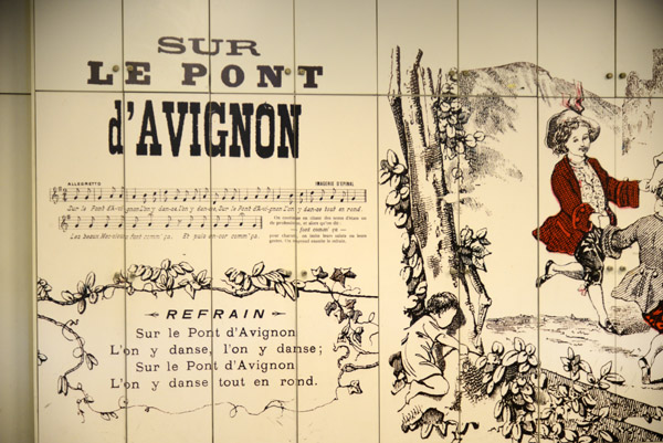 French folksong Sur le Pont d'Avignon