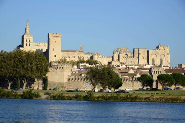 Avignon from the Right Bank of the Rhône