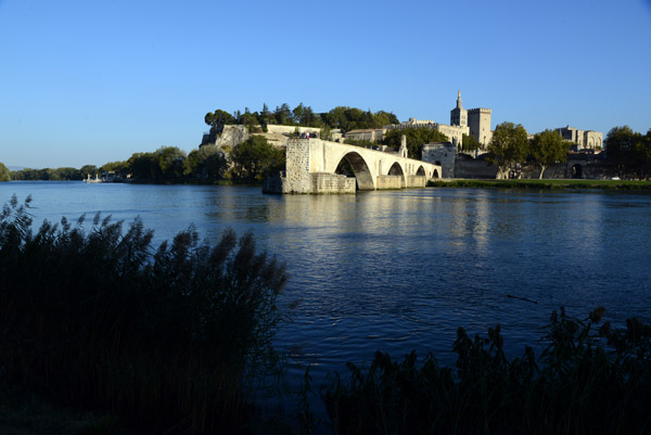 Avignon from across the Rhône River