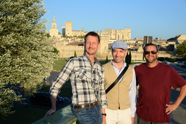 Ralph and Christian with Keith at Avignon