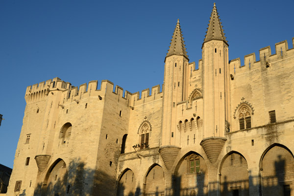 Late afternoon, Palais des Papes, Avignon
