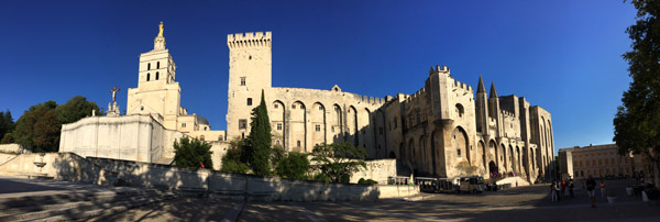 Palais des Papes and Avignon Cathedral, Place du Palais