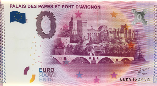 I tried to find the spot for this image of the Pont d'Avignon with the Palais des Papes, but it seems like an artist's view