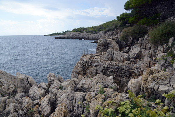 View of Cap d'Antibes looking west from Cap Gros