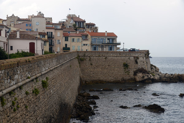 On the ramparts of the Old City of Antibes