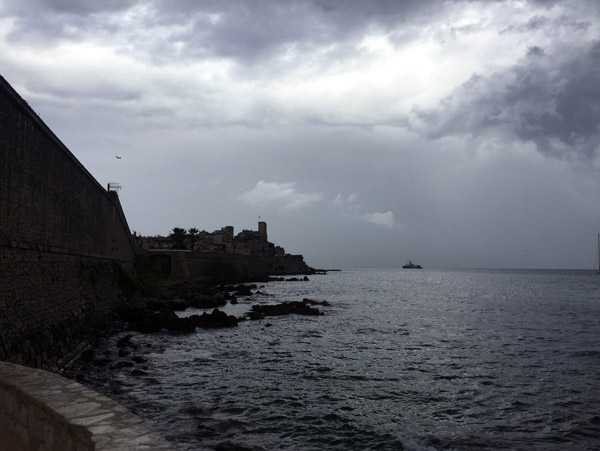 Stormy afternoon, Old City of Antibes