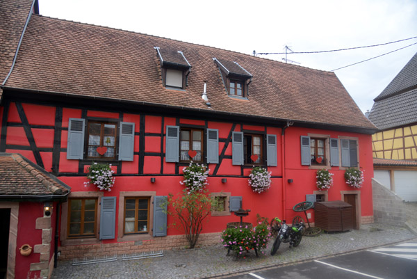 Red Half-Timbered House, Beblenheim, Alsace
