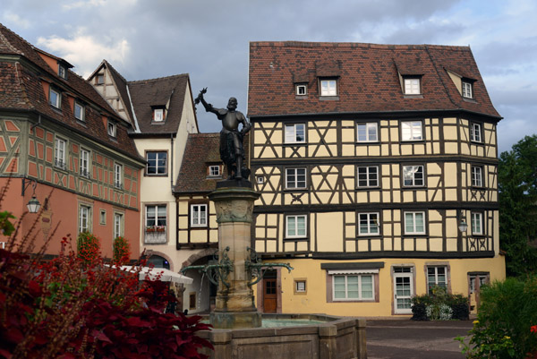 Lazare de Schwendi Fountain, Place de l'Ancienne Douane, Colmar