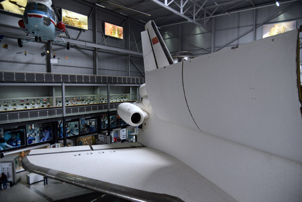 This prototype of the Soviet Space Shuttle Buran completed 25 atmospheric flights 1984-1988