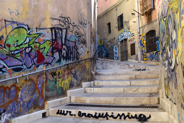 I never understood graffiti, Old Town Cagliari
