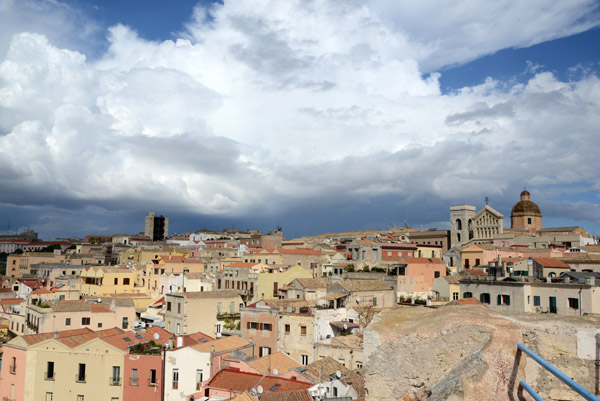 View to the north from Torre dell'Elefante, Cagliari