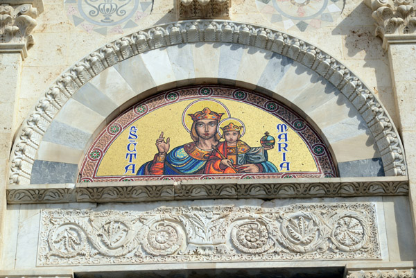 Mosaic over the entrance to Cagliari Cathedral