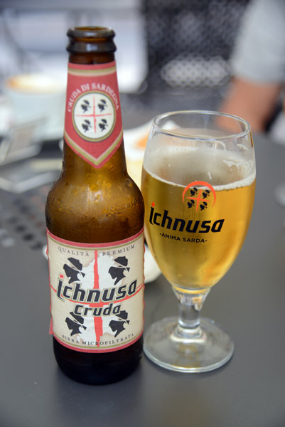 Ichnusa, the local beer of Sardinia, Cagliari