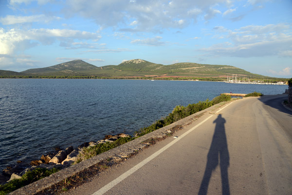 Casting a long shadow on Via Porto Conte