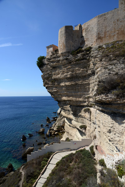 Bonifacio's fortified Upper Town is built atop steep cliffs
