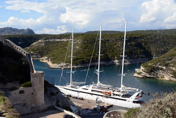 Modern 3-Masted Sailing Cruise Ship, Le Ponant