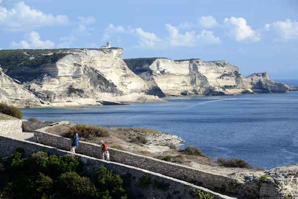Limstone Cliffs of southern Corsica at Bonifacio