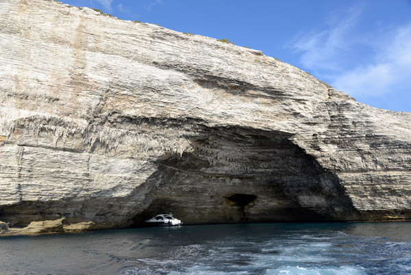 That cave doesn't look quite big enough to enter by boat