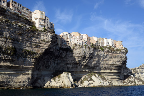 Upper Town of Bonifacio built right to the edge of the cliffs