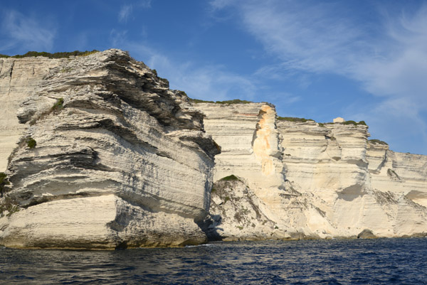 Limestone cliffs to the east of Bonifacio