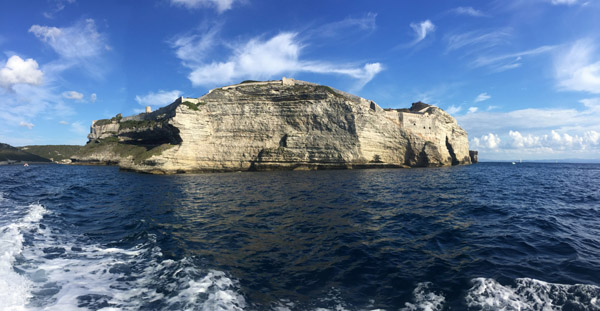 Peninsula of Bonifacio from Sea Level