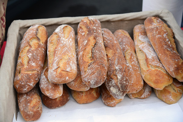 Fresh bread in the market of Porto-Vecchio