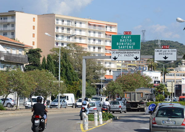Ajaccio, the capital city of Corsica and birthplace of Napoleon