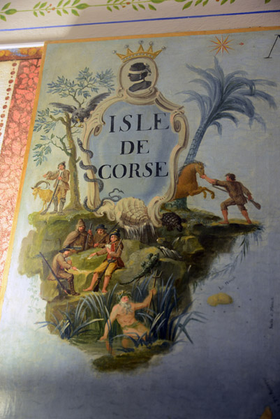Isle de Corse - pre-1755 since the Moor is blindfolded