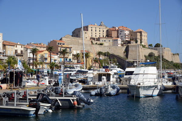Port with the Citadel of Calvi