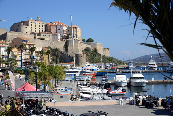 Port with the Citadel of Calvi