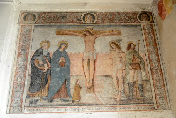 Fresco of the Crucifixion, Calvi Cathedral