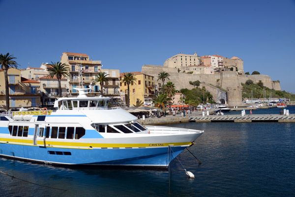 Tour boats leave Calvi regularly for the Scandola Nature Reserve