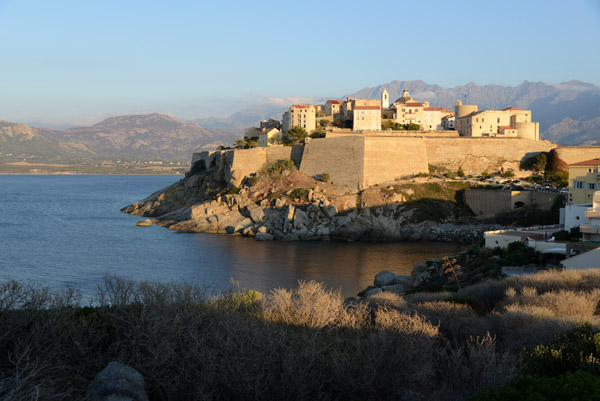 Punta San Francesco is a great place for sunset views of the Citadel of Calvi
