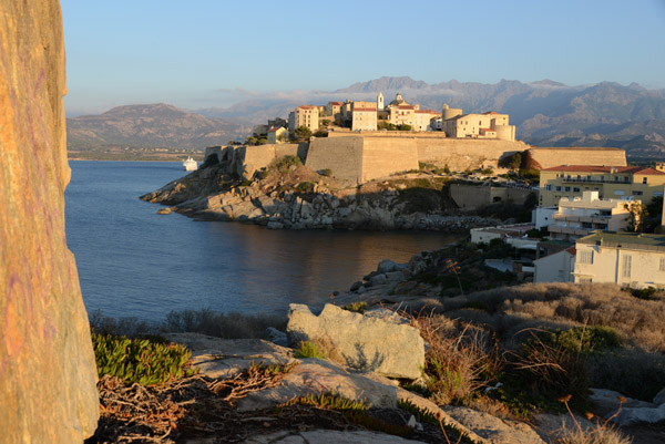 View of the Citadel of Calvi from Punta San Francesco