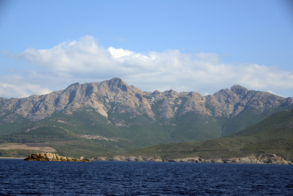 Coastal mountains of northwest Corsica