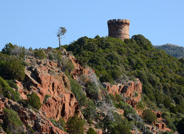 Torra d'Elbo, built by the Genoese to defend Corsica against Barbary pirates