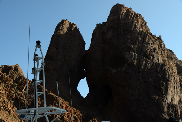 One of the famous rock formations in Scandola