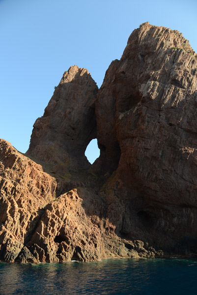 One of the famous rock formations in Scandola