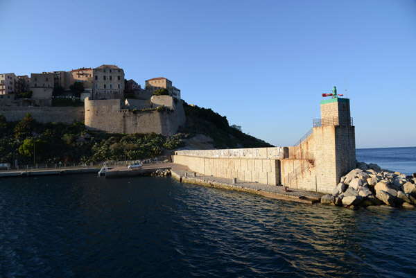 Entering the Port of Calvi