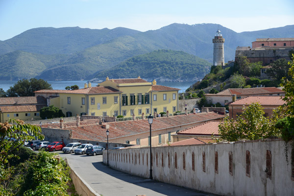 Napoleon's residence-in-exile and the Forte Stella lighthouse, Portoferriao