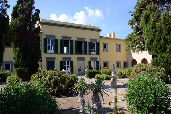 Garden side of Napoleon's Residence-in-Exile, Palazzina de I Mulini, Portoferraio, Elba 