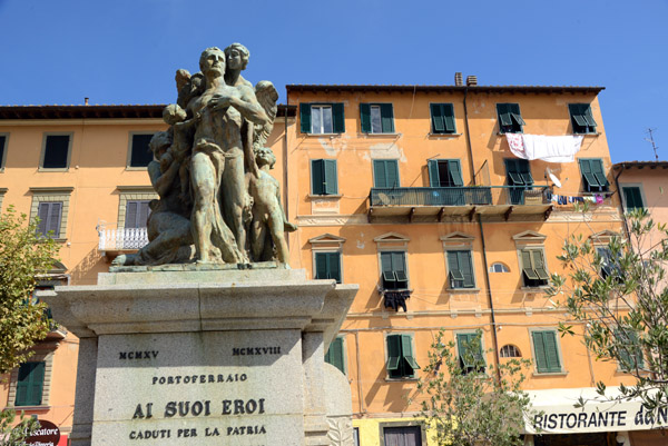 War Memorial, Piazza della Repubblica, Portoferraio, Elba