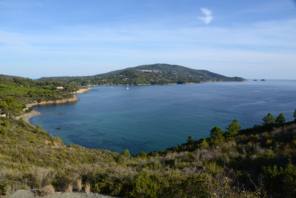 View from Capo al Pini to Capoliveri, Isola d'Elba