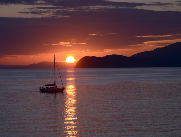 Sunset from the Hotel Dino, Capoliveri, Elba