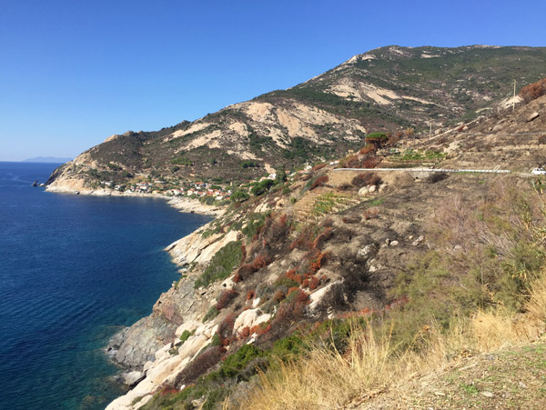 West coast of Elba between Pomonte and Chiessi